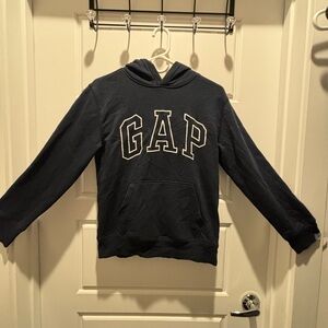 GAP Kids Navy Logo Hooded Sweatshirt